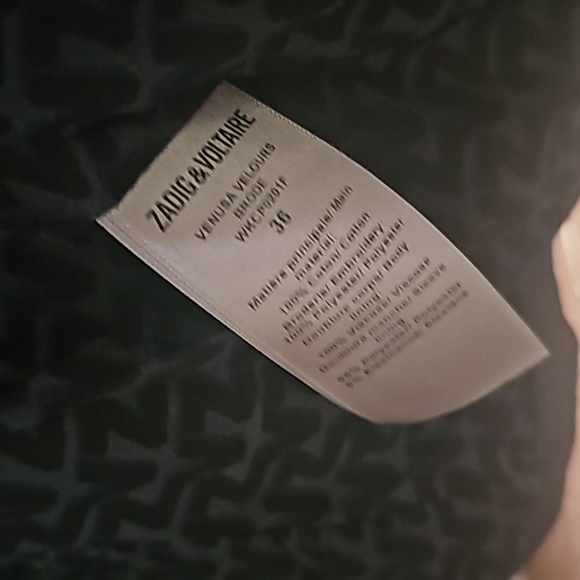 Zadig and Voltaire Velvet Blazer - Picture 3 of 5